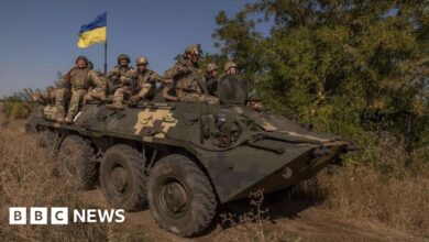 Ukraine announced the mobilization of troops as Russia advanced into the east