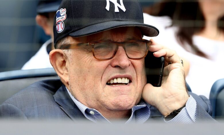 Rudy Giuliani's son pleads with Federal Court not to take his father's Yankees World Series rings