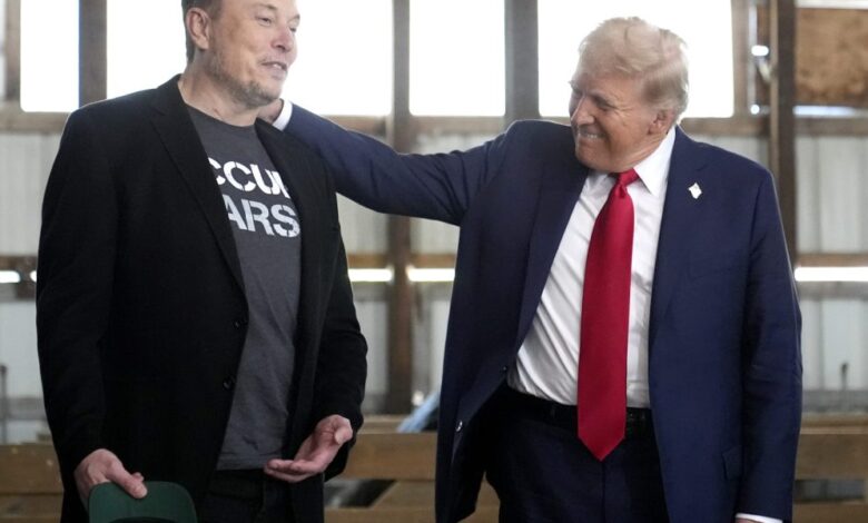 Trump returned to the assassination scene with Musk