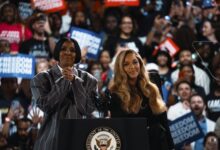 Beyoncé & Kelly Rowland Deliver Powerful Speeches In Support Of Vice President Kamala Harris At Houston Rally