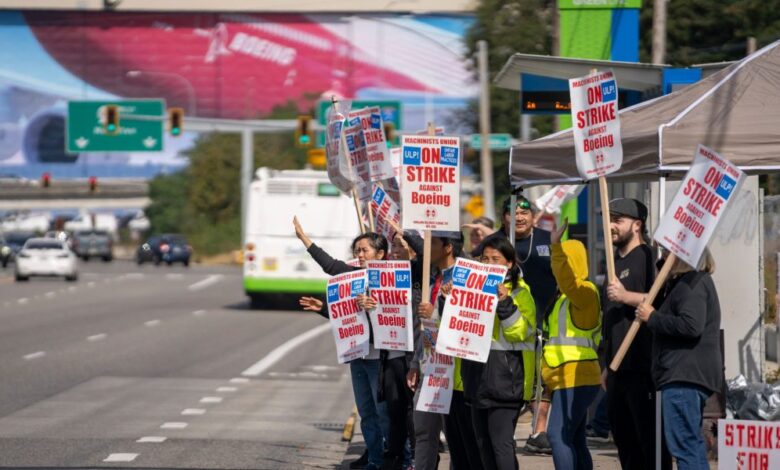 Boeing strike: contract vote makes earnings day tough