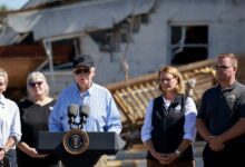 Biden announced $612 million in post-hurricane aid during his trip to Florida