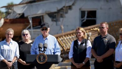 Biden announced $612 million in post-hurricane aid during his trip to Florida