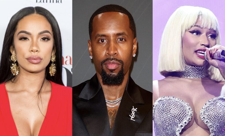 Social Media Thinks Erica Mena Has Reacted To The Footage Of Safaree At Nicki Minaj's 'Pink Friday 2' Concert In Miami