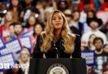 Beyoncé urges Americans to support Kamala Harris