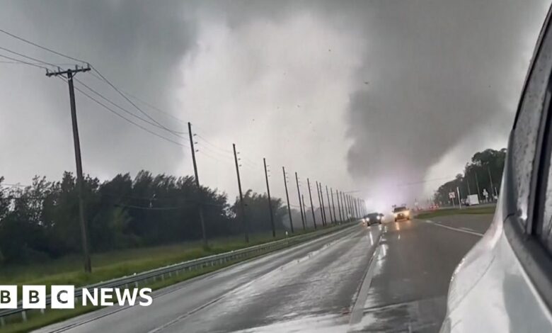 The devastation in Florida when Milton made landfall