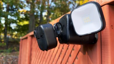 The battery-powered Blink Outdoor 4 floodlight camera was just what my dark yard needed