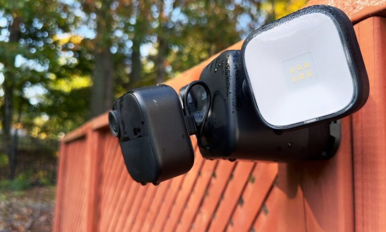 The battery-powered Blink Outdoor 4 floodlight camera was just what my dark yard needed