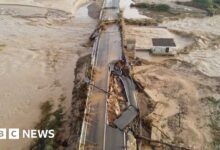 Traces of destruction after floods in Spain