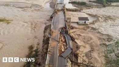 Traces of destruction after floods in Spain