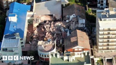 Hotel collapse in Argentina leaves one person dead