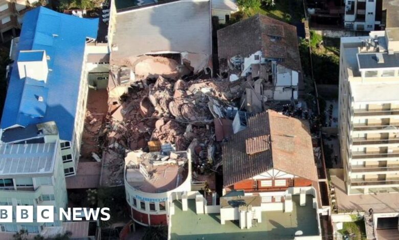 Hotel collapse in Argentina leaves one person dead