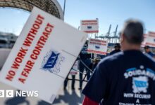 Union bosses strike at US ports: 'I don't play games'