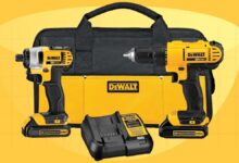 My favorite DeWalt cordless drill and impact drill set is 33% off