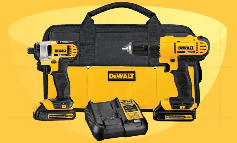 My favorite DeWalt cordless drill and impact drill set is 33% off