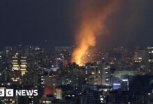 Lebanon said 22 people were killed in an Israeli attack on central Beirut