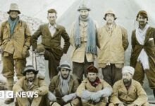 It is believed that Everest climber Irvine's foot was found after 100 years