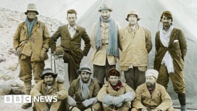 It is believed that Everest climber Irvine's foot was found after 100 years