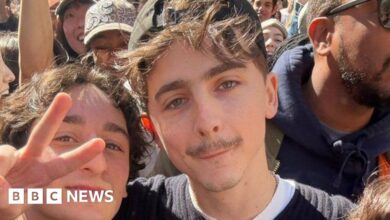 Timothée Chalamet had an incident during the same event in New York City