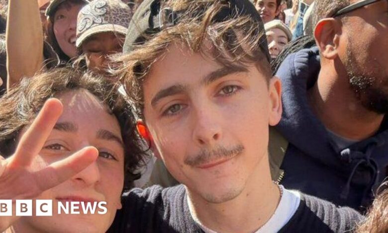 Timothée Chalamet had an incident during the same event in New York City