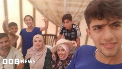 The family's pain because mother and child were burned to death in a tent in Gaza