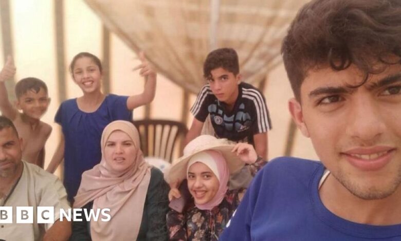 The family's pain because mother and child were burned to death in a tent in Gaza