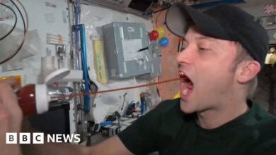 Ketchup in space: 'You have to spit it out'