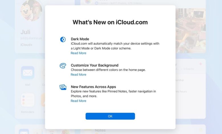 Apple redesigns iCloud website, adds many new features - All the details