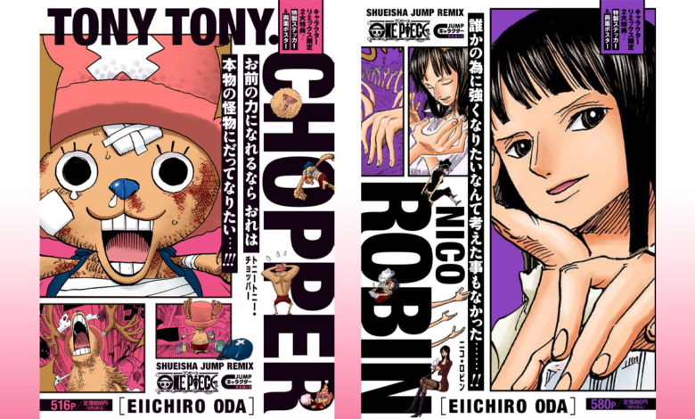 Shonen Jump One Piece Jump Remix Robin Chopper