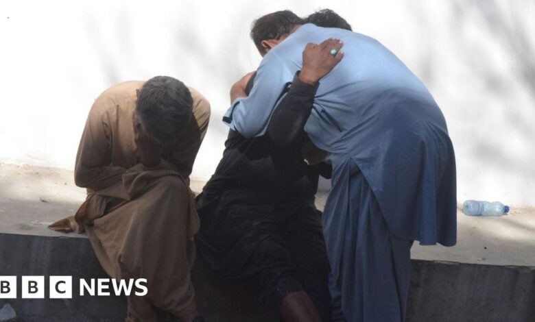 At least 25 people were killed in an explosion at a Pakistan train station