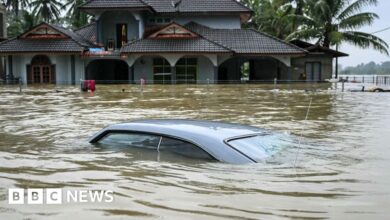 Three people died and more than 122,000 homes were evacuated