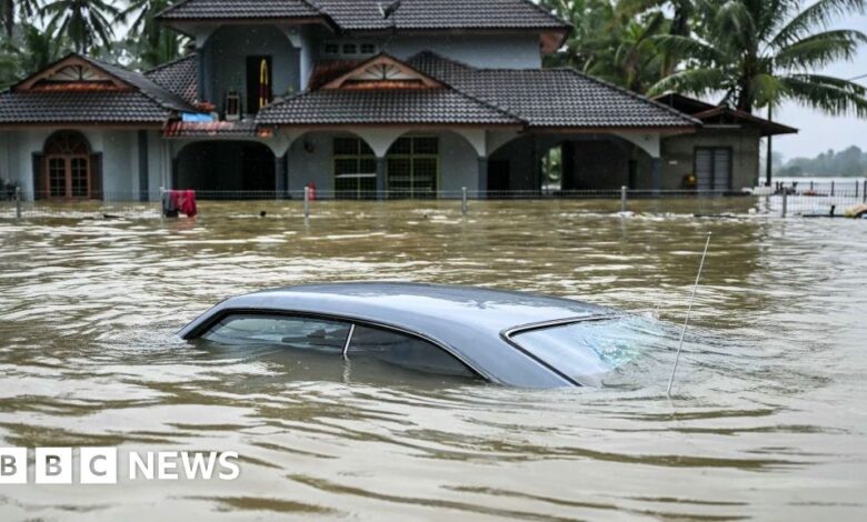 Three people died and more than 122,000 homes were evacuated