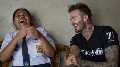 Stories from the United Nations Archives: Beckham's goals for children