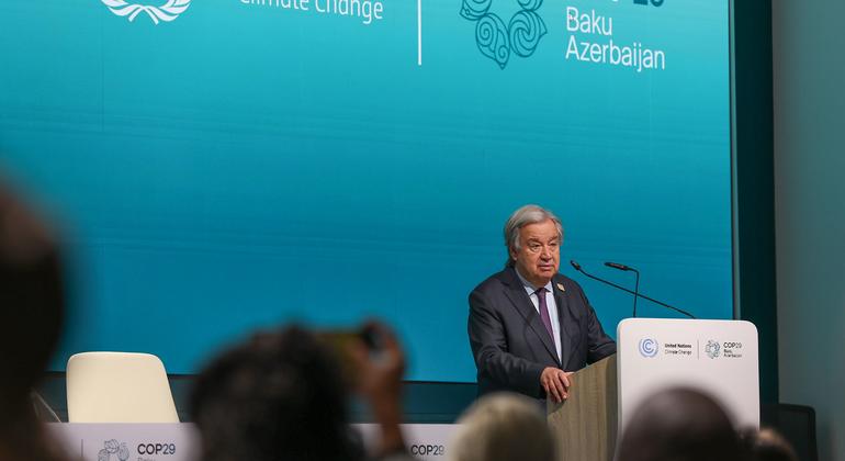 COP29 countdown: Climate finance failure 'is not an option', says Guterres