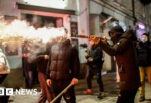 Thousands protest in Tbilisi after EU suspends tender