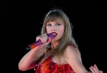 Taylor Swift is close to tears as the Eras tour comes to an end