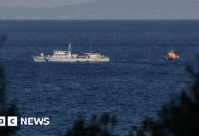 Eight migrants including children drowned off the coast of Greece