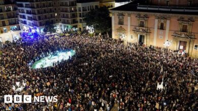 Tens of thousands of people protested, demanding the resignation of the regional head