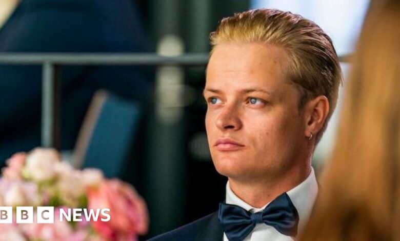 The son of a Norwegian princess was arrested for rape