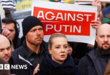 Yulia Navalnaya and the Russian opposition took to the streets in Berlin