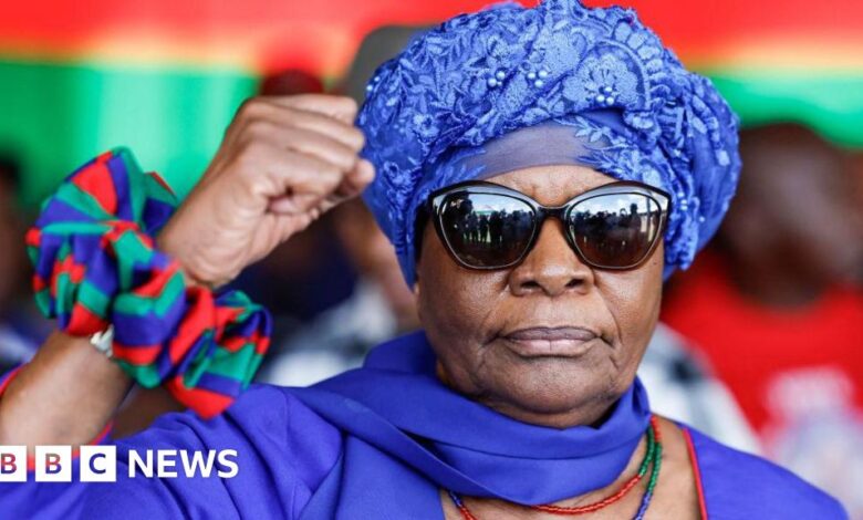 Swapo's Netumbo Nandi-Ndaitwah faces Panduleni Itula from IPC