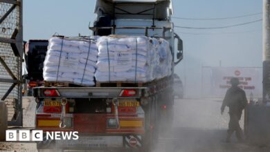 UN agency Unrwa said nearly 100 aid trucks in Gaza were heavily looted