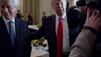 Jamie Dimon has not had any recent conversations with Trump, the source said