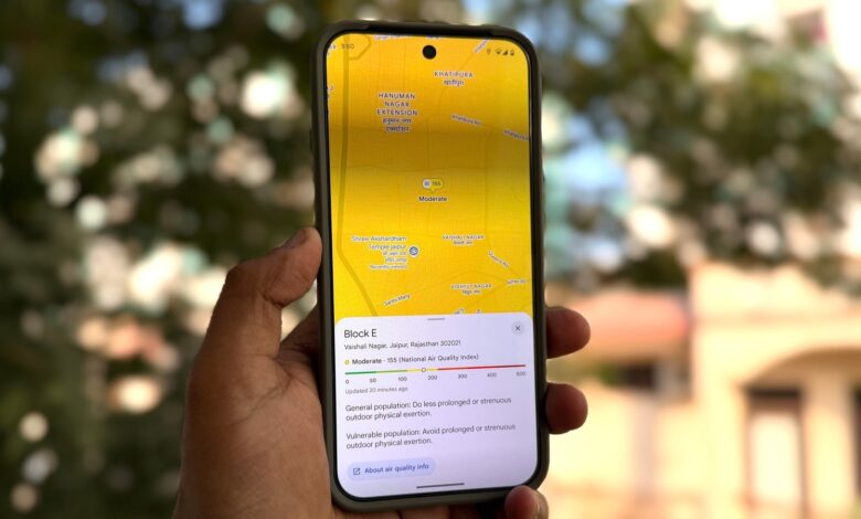 Real-time air quality index via Google Maps: How to track air pollution levels with new feature