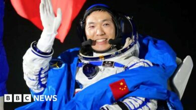 Watch China's Shenzhou-18 crew return to Earth