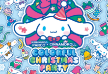 Parco Announces Cinnamoroll Colorful Christmas Party