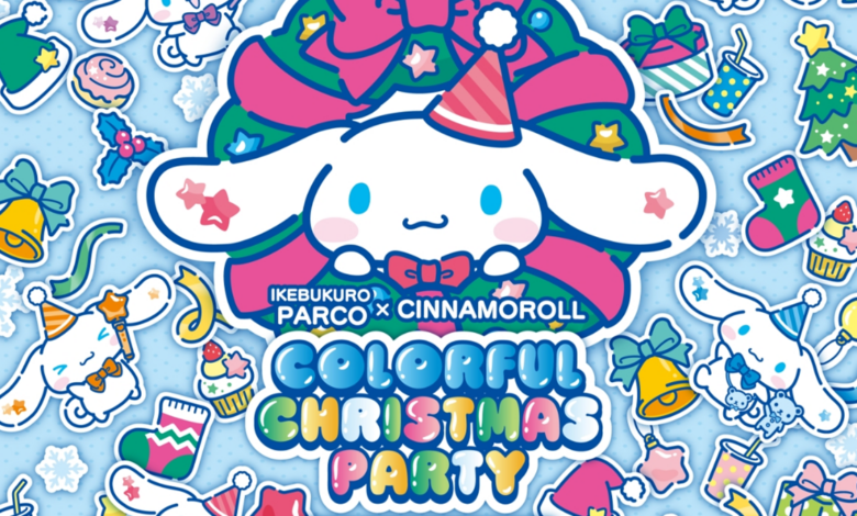 Parco Announces Cinnamoroll Colorful Christmas Party