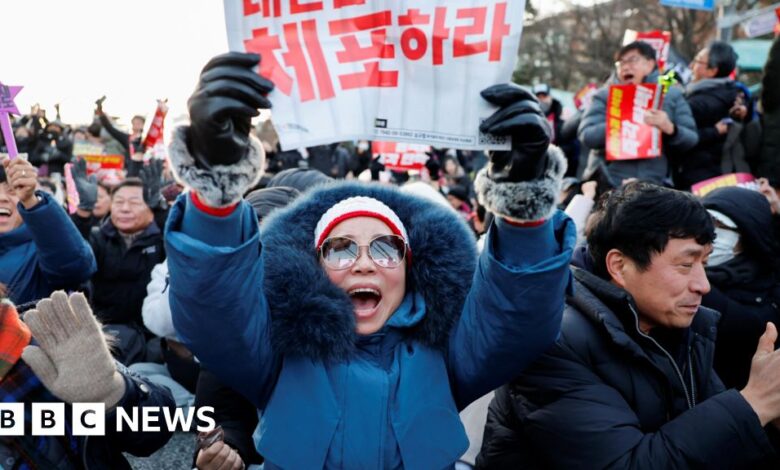 South Korean lawmakers voted to impeach Yoon Suk Yeol over his attempt to impose martial law