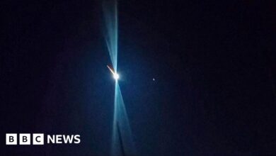 The asteroid lights up the sky over eastern Russia