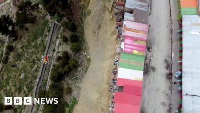 Bolivian shamans refuse to leave their shack on the deadly cliff